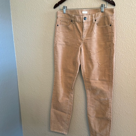 JCREW - size 29 tan corduroy pants 5 pockets EUC - Picture 1 of 6